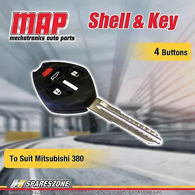 $31.95 • Buy MAP 4 Button Shell & Key Replacement Requires Key Cutting For Mitsubishi 380
