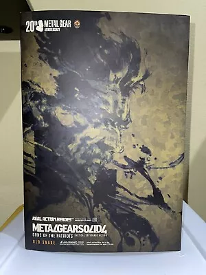 Metal Gear Solid 4 Guns Of The Patriot Old Snake Medicom Real Action Heroes RAH • $399.99
