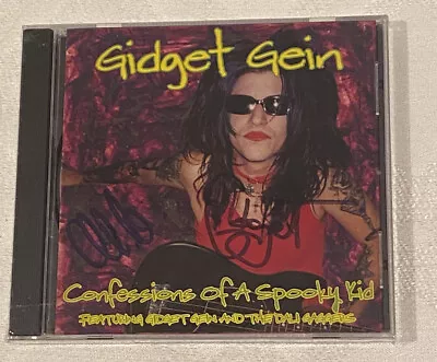 Marilyn Manson And The Spooky Kids Bassist Gidget Gein Hand Signed C.D. Rare • $4.50