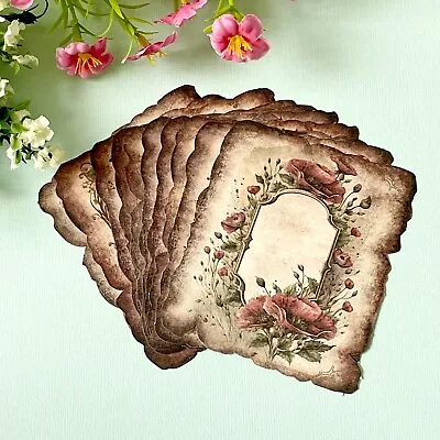 Cute Vintage Style Craft Paper  - Junk Journal - Card Making- Scrapbooking • $5.99