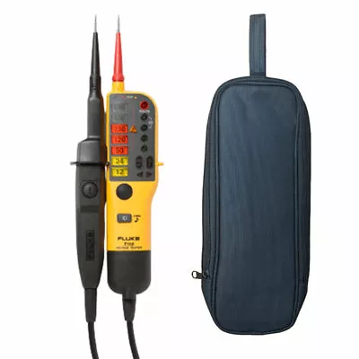 Fluke T110 Voltage & Continuity 2 Pole Tester With Calibration Cert & Case • £108.64