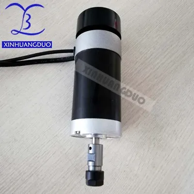 500W Brushless Motor ER11 Chuck 0-48Vdc CNC Engraving Milling Air Cooled Spindle • $58.55