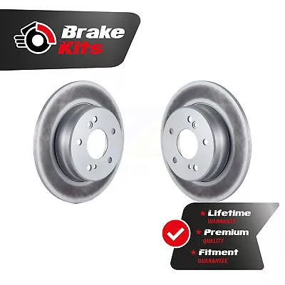 Rear Coated Disc Brake Rotors Pair For 2000-2007 Mercedes-Benz C230 Coupe Sedan • $63.69