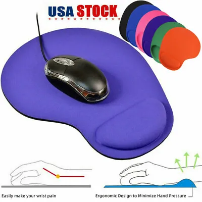 Comfortable Mouse Pad Wrist Rest Support Mouse Mat Non-Slip For Laptop Computer • $2.99