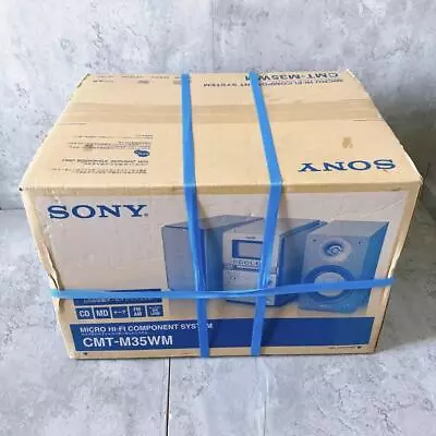 SONY CMT-M35WM NIB New In Box Unopened Item Sony Micro Component CD MD Japan • $1900.94