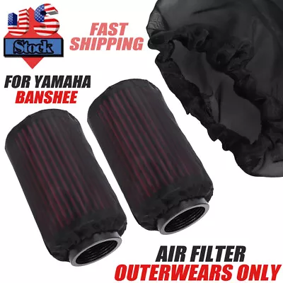 For Yamaha Banshee 350 Stock Size K+N Style Carb Pod Air Filter OUTERWEARS 2x US • $8.99