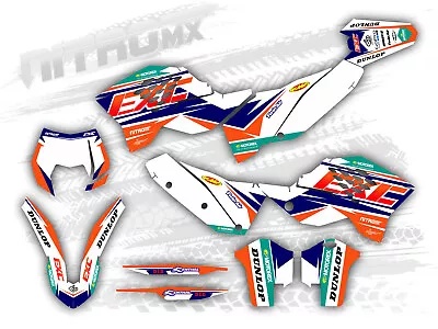 NitroMX Graphic Kit For KTM EXC EXC-F 125 250 300 450 530 2008 2009 2010 2011 • $159.90