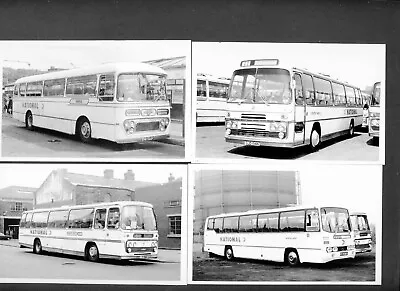 34 X BUS PHOTOGRAPHS: NATIONAL EXPRESS COACHES VARIOUS 1970s/80s • £18.99