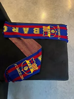 Barcelona Fan Scarf/ FCB Barcelona Soccer Scarf/Banner  • $0.99