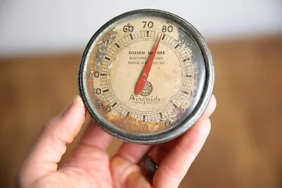 Vintage Car Dash Thermometer Chrysler Desoto Plymouth Airguide Accessory Rat Rod • $389.99