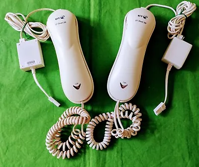 2 X BT Duet 20 Corded Phones Wall Mountable White Good Condition  • £5