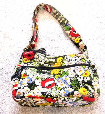 Vera Bradley Poppy Fields Handbag Crossbody Purse Zippered Compartments • $29.99