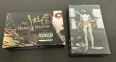 Marilyn Manson 1996 Antichrist Superstar Cassette Signed  Twice John 5 • $99.99