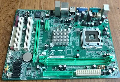 BioStar GF7050-V NF73V-M7 LGA775 DDR2 MicroATX Motherboard • £21.99