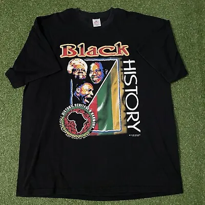 Vintage MLK Tee Martin Luther King T Shirt Black History Legends Tee 2XL XXL • $44.99