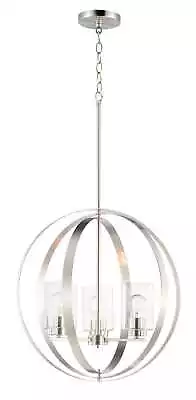 Maxim Sentinel 3-Light 21  Pendant Light In Satin Nickel • $358