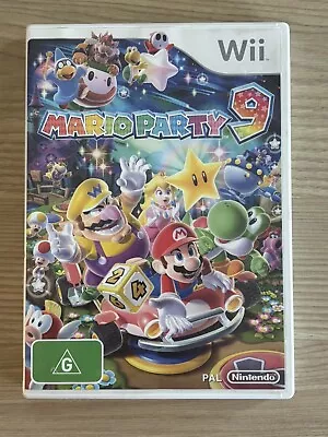 Mario Party 9 Nintendo Wii Game AUS PAL Complete Manual • $68