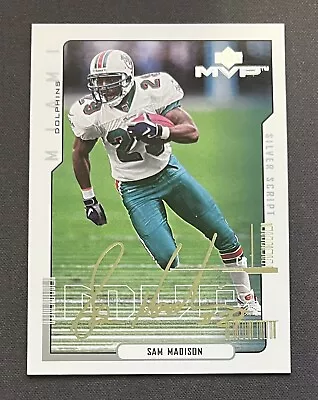 2000 Upper Deck MVP Silver Script #29 Sam Madison Miami Dolphins Football • $1.49