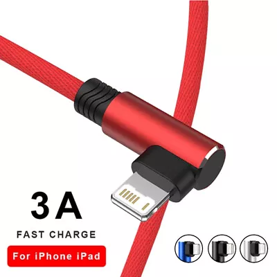 $4.76 • Buy 90 Degree Elbow USB Charger Cable Fast Charging Data Cord For IPhone 11 12 13 14