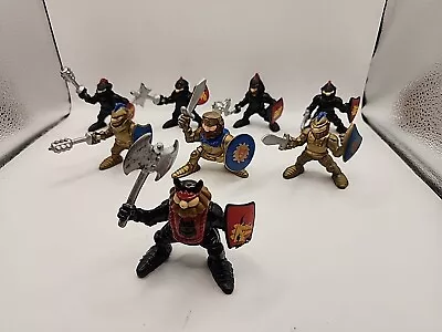 1994 Fisher Price Great Adventures Castle 8 Knights Figures • $29.74