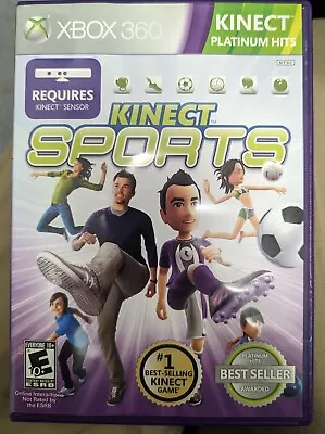 Kinect Sports Xbox 360 Platinum Hits Very Good Complete With Box & Manual • $1