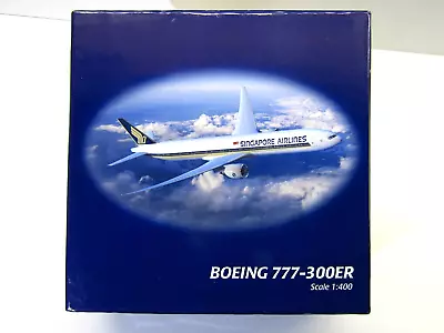 Singapore Airlines 1:400 Scale Metal Diecast Boeing 777-300R - New • $125