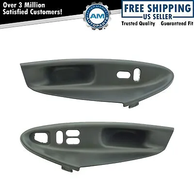 Door Window Switch Bezel Panel Housing Pair LH & RH For Ford Mustang Coupe New • $42.71