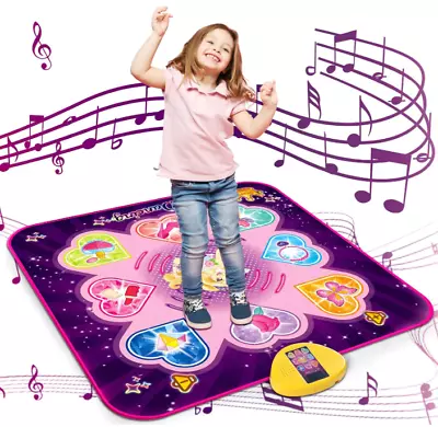 Dance Mat Toys Girls Game Toy Gift Kids Girls 7 Modes Musical Dancing LED Lights • $47.99