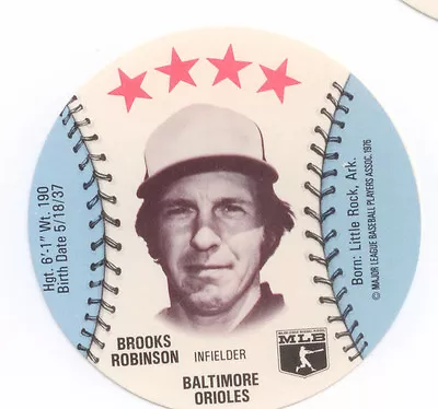 Vintage Brooks Robinson-HOF'er-1976 Isaly's Disc LA • $7.95