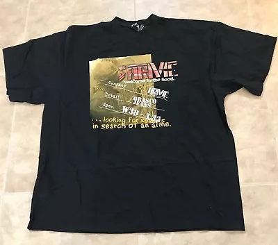 Arme Welcome To The Hood In Search Of An Army Black Shirt Men's XXL Or XXXL NEW • $14.95