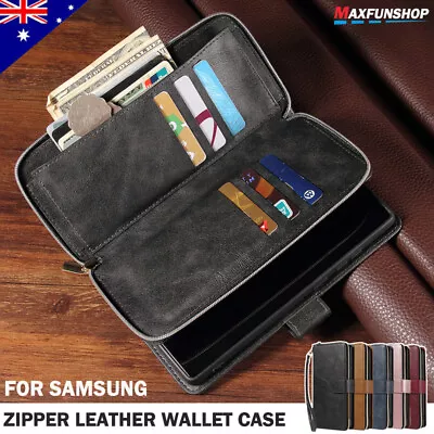 For Samsung S23 S22 S21 FE S20 A14 A34 A54 A13 53 Case Wallet Leather Flip Cover • $17.99
