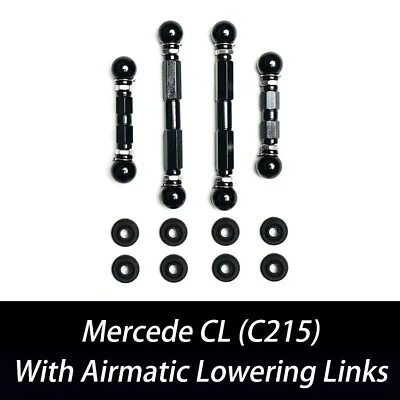 Adjustable Air Suspension Lowering Links For Mercedes Benz CL500 CL55 CL63 W215 • $129.99