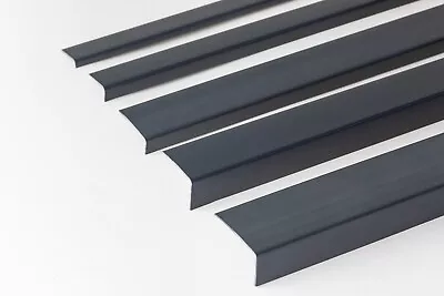 £3.49 • Buy Unequal Anthracite Plastic Pvc Corner 90 Degree Angle Trim 1 Metre , 39.37 