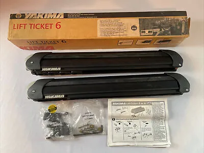 Yakima Lift Ticket 6 Premium Ski And Snowboard Rack Mount #3063. New Open Box • $162.42