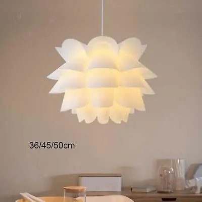 Lotus Flower Lamp Shade Puzzle Lampshade Lampshade Pendant Light For Decor • £16.46