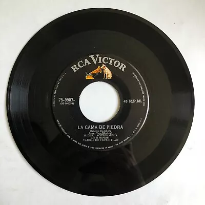 Miguel Aceves Mejia -la Cama De Piedra / Llegando- Mexican 7¨single Paper Sleeve • $4.99