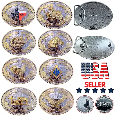 Texas State Belt Buckle Flag Map Cowboy Rodeo Western Fashion Hebillas Vaqueras • $13.90