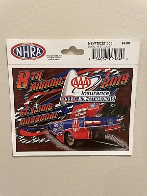 NHRA AAA MIDWEST NATIONALS ST. LOUIS 2019 Vintage Racing Sticker Decal • $2.49