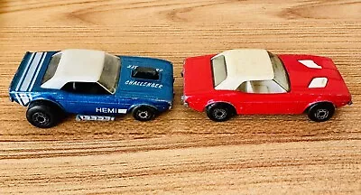 1975 Matchbox Superfast Dodge Challenger Diecast Vintage 1970s Blue & Red Lot • $12.99