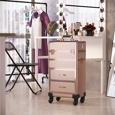 Nail Technician Cosmetic Trolley Case Beauty Make-up Hairdressing Storage Drawer • £79.95