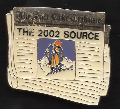 Salt Lake 2002 Olympic Games. Media Pin. The Salt Lake Tribune. The 2002 Source • $6.50