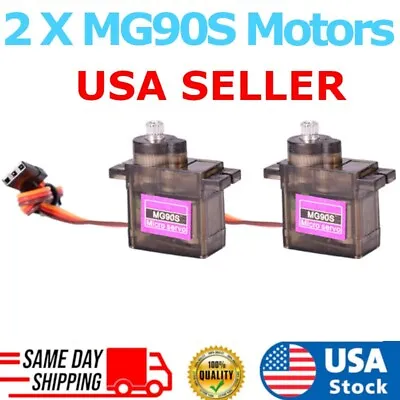 2 Pack MG90S Metal Gear Micro Servo For Boat Car Plane RC Helicopter Arduino • $8.45