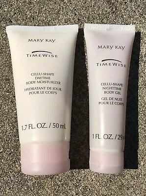 MARY KAY TimeWise Mini Cellu-Shape Set Body Day Moisturizer Night Gel Exp 04/10 • $15.99