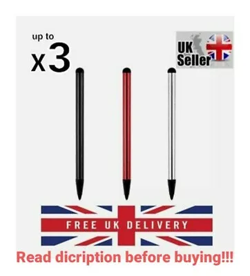 Stylus Touch Screen Pen For IPad IPod IPhone Samsung PC Cell Phone Tablet UK • £4.49