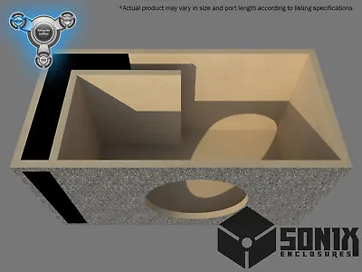 Stage 1 - Ported Subwoofer Mdf Enclosure For Re Audio Xxx V2 12 Sub Box • $150