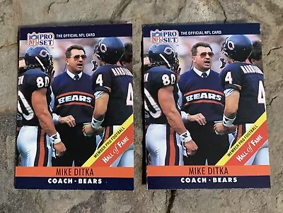 Mike Ditka Football Cards. Chicago Bears • $15