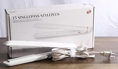 T3 SinglePass Styleplus 1  Hair Straightener Flat Iron 9 Heat Settings Curl Mode • $10.50