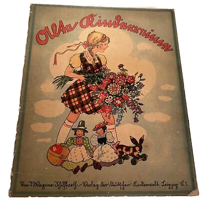 Vintage German Children's Book With Wonderful Illustrations • $18