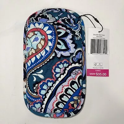 NWT  Vera Bradley PAISLEY JEWEL Soft Quilted Eyeglass Case With Pocket Beautiful • $14.87