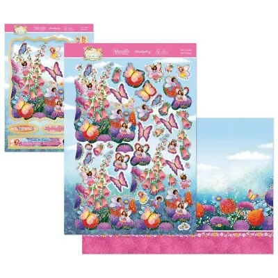 £1.99 • Buy Hunkydory Fairy Kisses Wishes Deco Large Spring Decoupage Card Kit P&P Discount